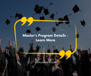 Master's Program Details